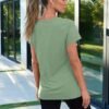 AUTOMET Summer Tops Womens Spring Short Sleeve Shirts Beach Vacation Clothes Fashion Plus Size Tshirts for Teen Girls 2025