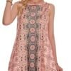 Summer Dresses for Women Beach Boho Sleeveless Vintage Floral Flowy Pocket Tshirt Tank Sundresses